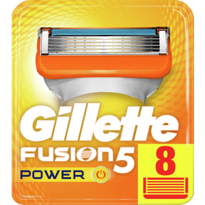 Змінні картриджі для гоління (леза) чоловічі Gillette Fusion5 Power 8 шт (7702018877621) ТОП в Луцьку