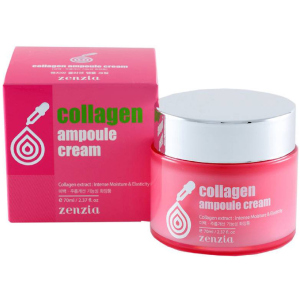 Крем для обличчя Zenzia Collagen Ampoule Cream з колагеном 70 мл (8809210030386) краща модель в Луцьку