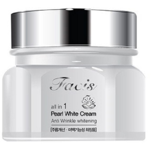 Крем для освітлення Jigott Facis All-In-One Pearl Whitening Cream з перловим порошком 100 мл (8809344971340) краща модель в Луцьку