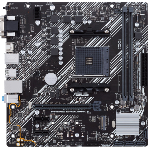 Материнська плата Asus Prime B450M-K II (sAM4, AMD B450, PCI-Ex16) краща модель в Луцьку