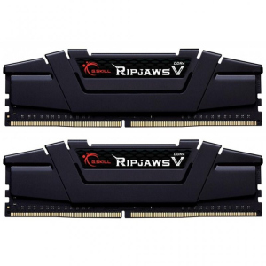 Модуль пам'яті для комп'ютера DDR4 64GB (2x32GB) 3200 MHz RipjawsV G.Skill (F4-3200C16D-64GVK) надійний