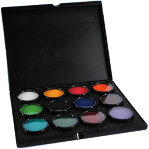 Професійна палітра аквагриму Mehron Paradise Makeup AQ 12 відтінків по 40 г (800-PAL-A) (764294580999) ТОП в Луцьку