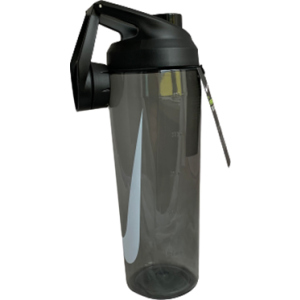 Пляшка для води Nike N.100.0622.025.24 TR Hypercharge Chug Bottle 24 Oz 709 мл Антрацитова (887791370990) ТОП в Луцьку