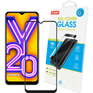 Защитное стекло Global Full Glue для Vivo Y20 Black ТОП в Луцке