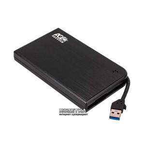 Внешний карман Agestar для HDD 2.5" USB3.0 (3UB 2A14 Black) лучшая модель в Луцке