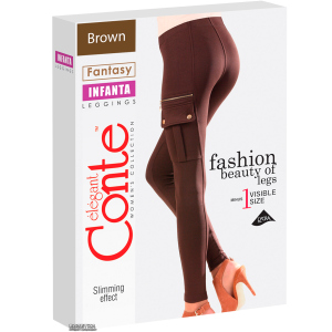 Трикотажные леггинсы Conte Fantasy Infanta 164-98 см Brown (4815003049064)