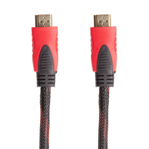 Кабель PowerPlant HDMI - HDMI 3 м, позолочені конектори, v2.0, Double ferrites Highspeed (KD00AS1249) в Луцьку