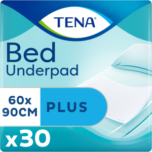 Одноразові пелюшки, що вбирають Tena Bed Plus 60x90 см 30 шт (7322540800760) ТОП в Луцьку