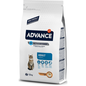 Сухий корм для дорослих котів та кішок Advance Adult Chicken &amp; Rice 1.5 кг (8410650151946) краща модель в Луцьку