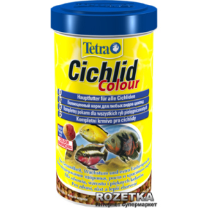 Корм Tetra Cichlid Colour для акваріумних риб у гранулах 500 мл (4004218197343) ТОП в Луцьку