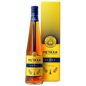 Бренді Metaxa 5* 0.7 л 38% у подарунковій упаковці (5202795120054) краща модель в Луцьку