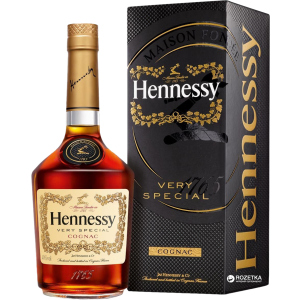 Коньяк Hennessy VS 4 роки витримки 1 л 40% у подарунковій упаковці (3245990255215)