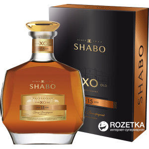 Бренді витриманий Shabo XO 15 років витримки 0.5 л 40% у подарунковій упаковці (4820070403398) ТОП в Луцьку
