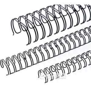 Металлические пружины bindMARK 12.7 мм 100 шт Черные (20000472520) ТОП в Луцке