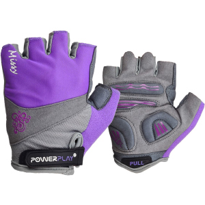 Велоперчатки женские PowerPlay 5277A XS Purple (5277A_XS_Purple) ТОП в Луцке