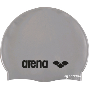 Шапочка для плавання Arena Classic Silicone JR91670-51 Silver (3468333887700)