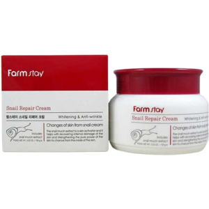 Крем для обличчя Farmstay Snail Repair Cream Відновлюючий з муцином равлики 100 мл (8809317284613) ТОП в Луцьку