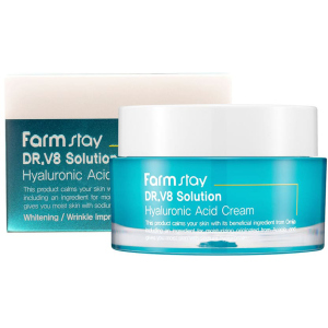 Крем для лица FarmStay DR.V8 Solution Cream Hyaluronic Восстанавливающий с гиалуроновой кислотой 50 мл (8809624723645)