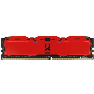 Оперативная память Goodram DDR4-3000 8192MB PC4-24000 IRDM X Red (IR-XR3000D464L16S/8G)