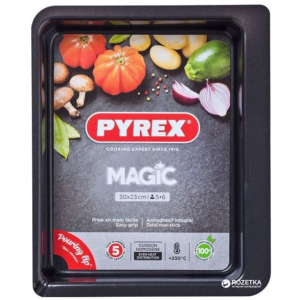 Форма прямокутна для випічки Pyrex Magic 30 х 23 см Прямокутна Чорна (MG30RR6) в Луцьку