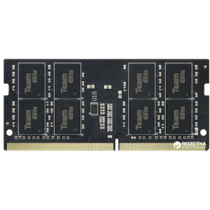 Оперативная память Team Elite SODIMM DDR4-2133 4096MB PC4-17000 Black (TED44G2133C15-S01) в Луцке