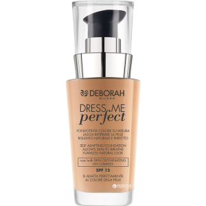 Тональна основа Deborah Dress me Perfect SPF 15 № 03 30 мл (8009518230123) краща модель в Луцьку