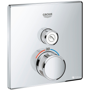 Верхня частина змішувача для душу GROHE Grohtherm SmartControl 29123000 краща модель в Луцьку