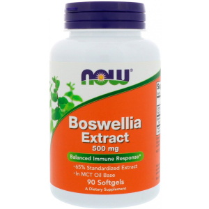 Натуральний екстракт NOW Boswellia Extract 500 мг 90 капсул (733739049360) краща модель в Луцьку