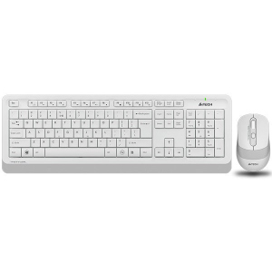 Комплект беспроводной A4Tech Fstyler FG1010 White+Grey USB (186317) ТОП в Луцке