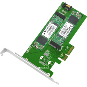 Адаптер Maiwo Multi-Size PCI-E to M.2 PCIe SSD / SATA to M.2 SATA SSD (KT015) в Луцке