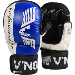 Рукавички MMA V'Noks Lotta Blue L/XL Біло-синій (2168_60059) краща модель в Луцьку