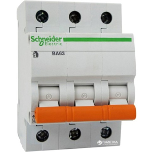 Автоматичний вимикач Schneider Electric 3 Р 20 А тип C 4.5 кА краща модель в Луцьку