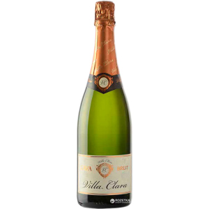 Вино ігристе Villa Clara Cava Brut біле сухе 0.75 л 11.5% (8421414319038) краща модель в Луцьку