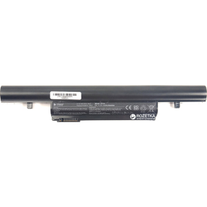 Аккумулятор PowerPlant для Toshiba Satellite R850 Black (11.1V/5200mAh/6Cells) (NB510184) ТОП в Луцке