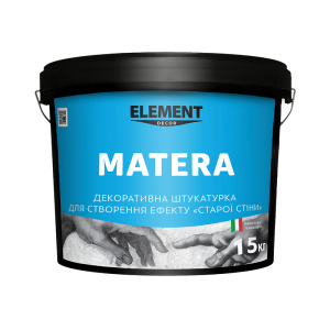 Декоративная штукатурка MATERA ELEMENT DECOR 15 кг лучшая модель в Луцке