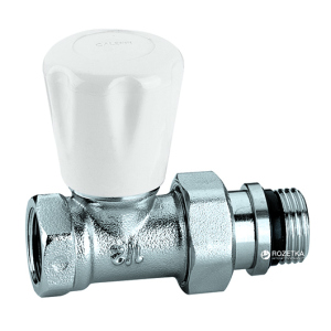 Кран радіаторний CALEFFI 1/2" прямий (412402) краща модель в Луцьку