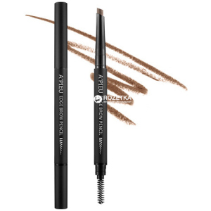 Карандаш для бровей A'pieu Edge Brow Pencil Средне-коричневый 0.35 г (8806185751834) лучшая модель в Луцке