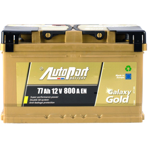 Автомобільний акумулятор Autopart 77 Ah/12V Galaxy Gold Ca-Ca (0) (ARL077-GG0) краща модель в Луцьку