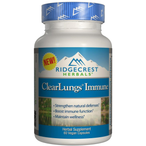 Натуральная добавка RidgeCrest Herbals Clear Lungs Immune 60 гелевых капсул (355724001391) ТОП в Луцке