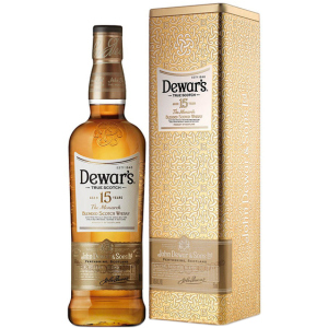 Виски Dewar's 15 лет выдержки 0.7 л 40% в подарочной упаковке (7640171030609)