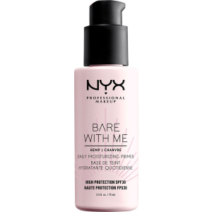 Праймер для лица NYX Professional Makeup Bare With Me Hemp Увлажняющий с защитой SPF30 75 мл (800897202118)