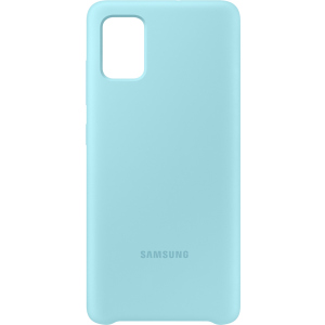 Панель Samsung Silicone Cover для Samsung Galaxy A51 (А515) Blue (EF-PA515TLEGRU)