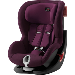 Автокресло Britax-Romer King II Black Series Burgundy Red (2000030812) ТОП в Луцке