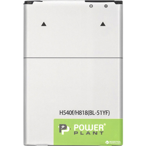 Аккумулятор PowerPlant LG H540F/H818 (BL-51YF) 3000 мАч (SM160129) лучшая модель в Луцке