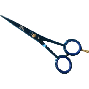 Ножницы парикмахерские Zauber-manicure синее (4004904010420) ТОП в Луцке
