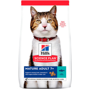 Сухий корм для літніх кішок старше 7 років Hill's Science Plan Feline Mature Adult 7+ - 1.5 кг (604101) краща модель в Луцьку