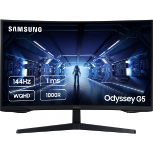 Монітор 31.5" Samsung Odyssey G5 LC32G54T Black (LC32G54TQWIXCI) краща модель в Луцьку