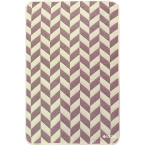 Коврик в ванную комнату IzziHome Solo Krem Pembe Zigzag 60x90 (2200000542540)