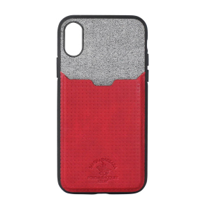 купить Панель Santa Barbara Polo & Racquet Club Tasche Red для iPhone X