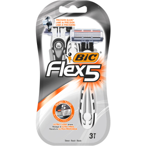 Бритва BIC Flex 5 Dispo 3 шт (3086123492868) краща модель в Луцьку